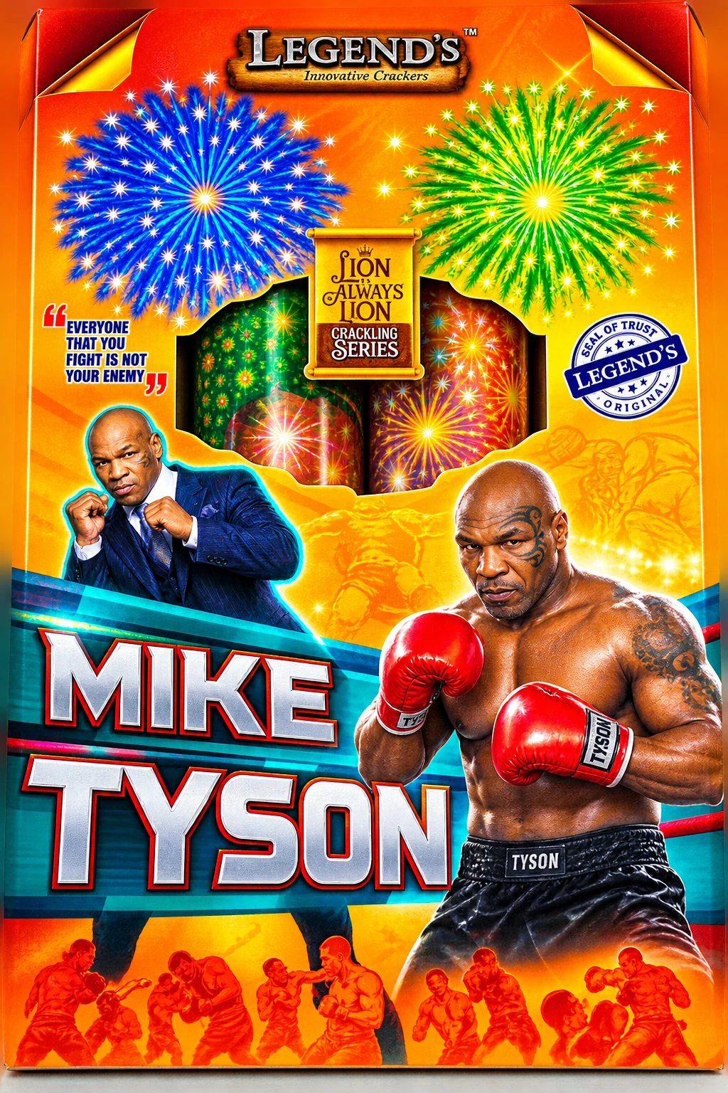 4½" Full Crackling Mike Tyson